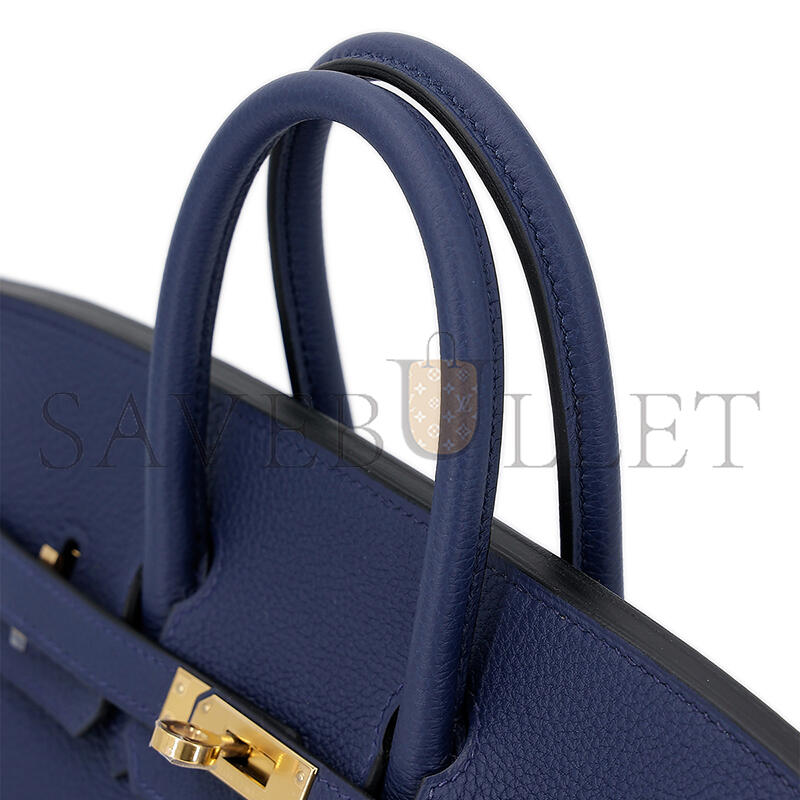 HERMES BIRKIN 25 TOGO GOLD HARDWARE (25*20*13cm)